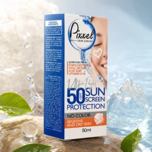 کرم ضد آفتاب بدون رنگ مناسب پوست خشک و حساس SPF 50